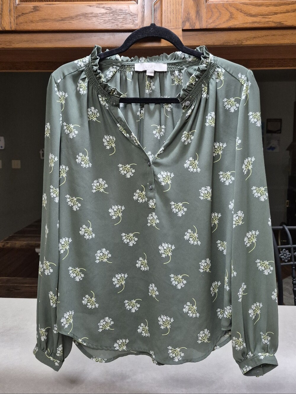 LOFT Floral Blouse